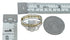 Sterling Silver 12KGF Turquoise Cubic Zirconia Feather Native American Ring Size 6-1/2 JX130873